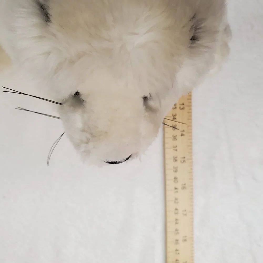 White Plush Seal Stuffed Animal By Douglas